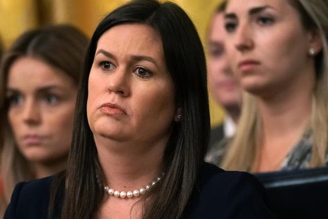 Sarah Sanders left her role as the White House press secretary in July