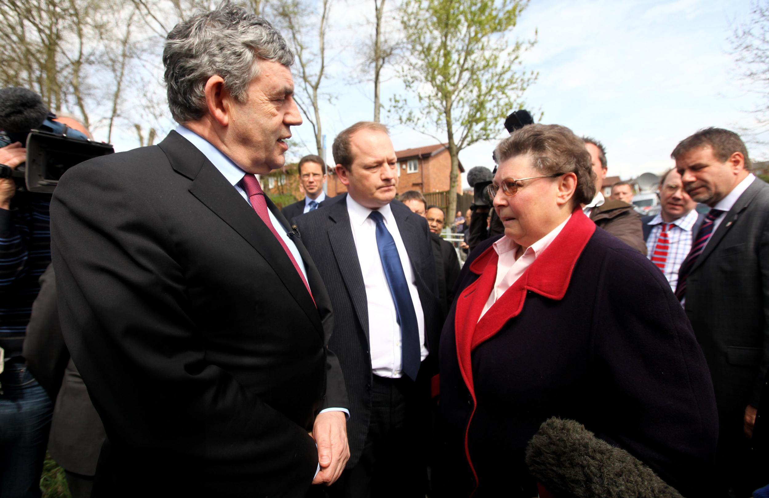 Gordon Brown calls Labour supporter a bigoted woman