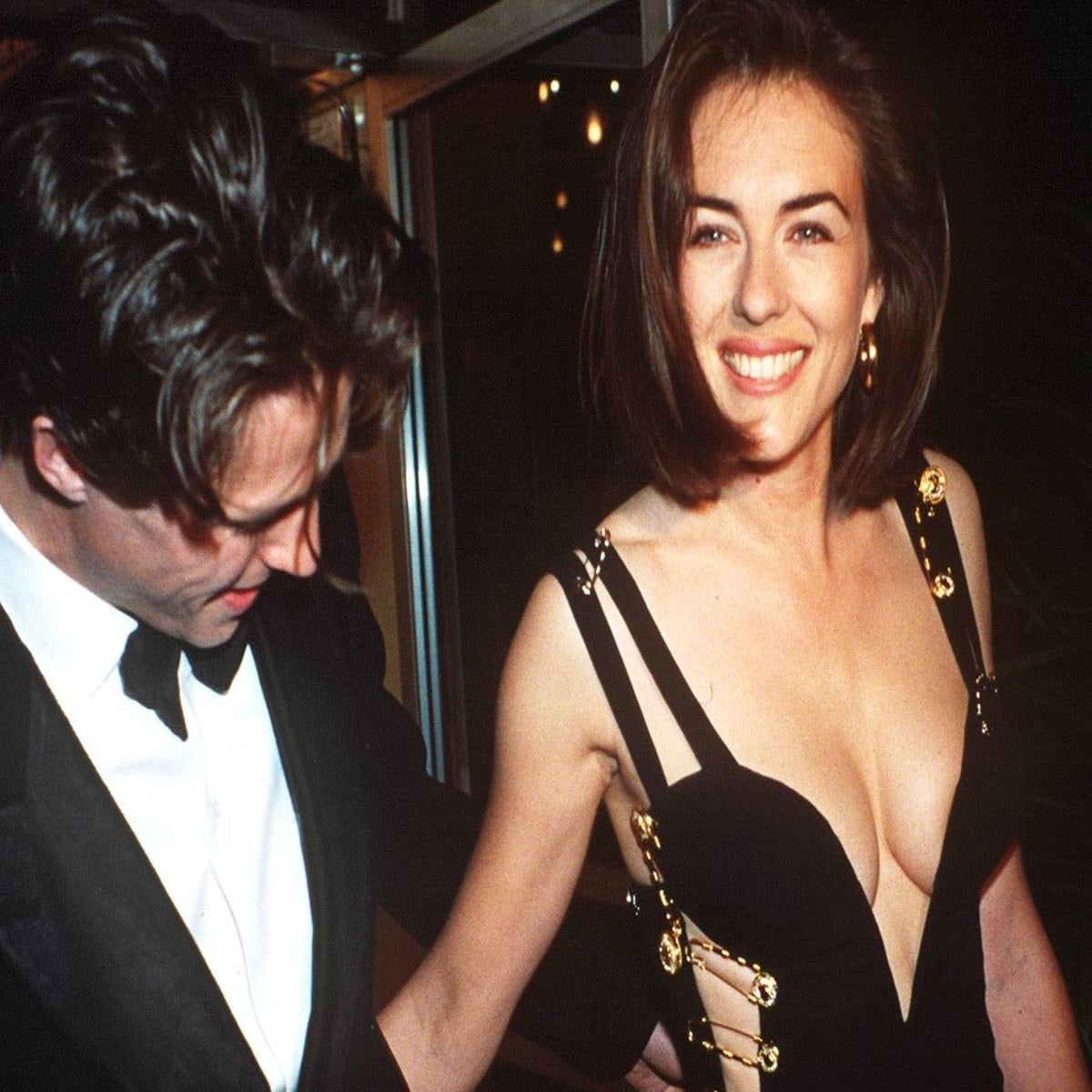 Hugh Grant: Liz Hurley only wore Versace safety-pin dress because