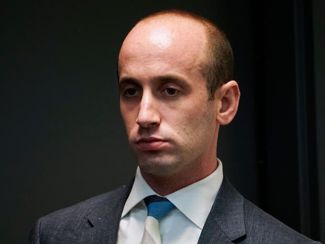 Stephen Miller serves as an immigration policy adviser in the Trump administration