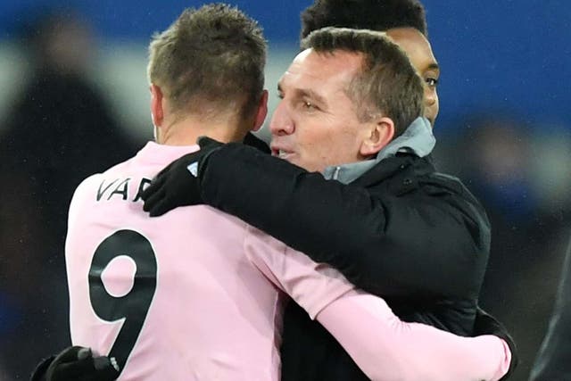 Brendan Rodgers will rest Jamie Vardy for one of Leicester's games over the festive period