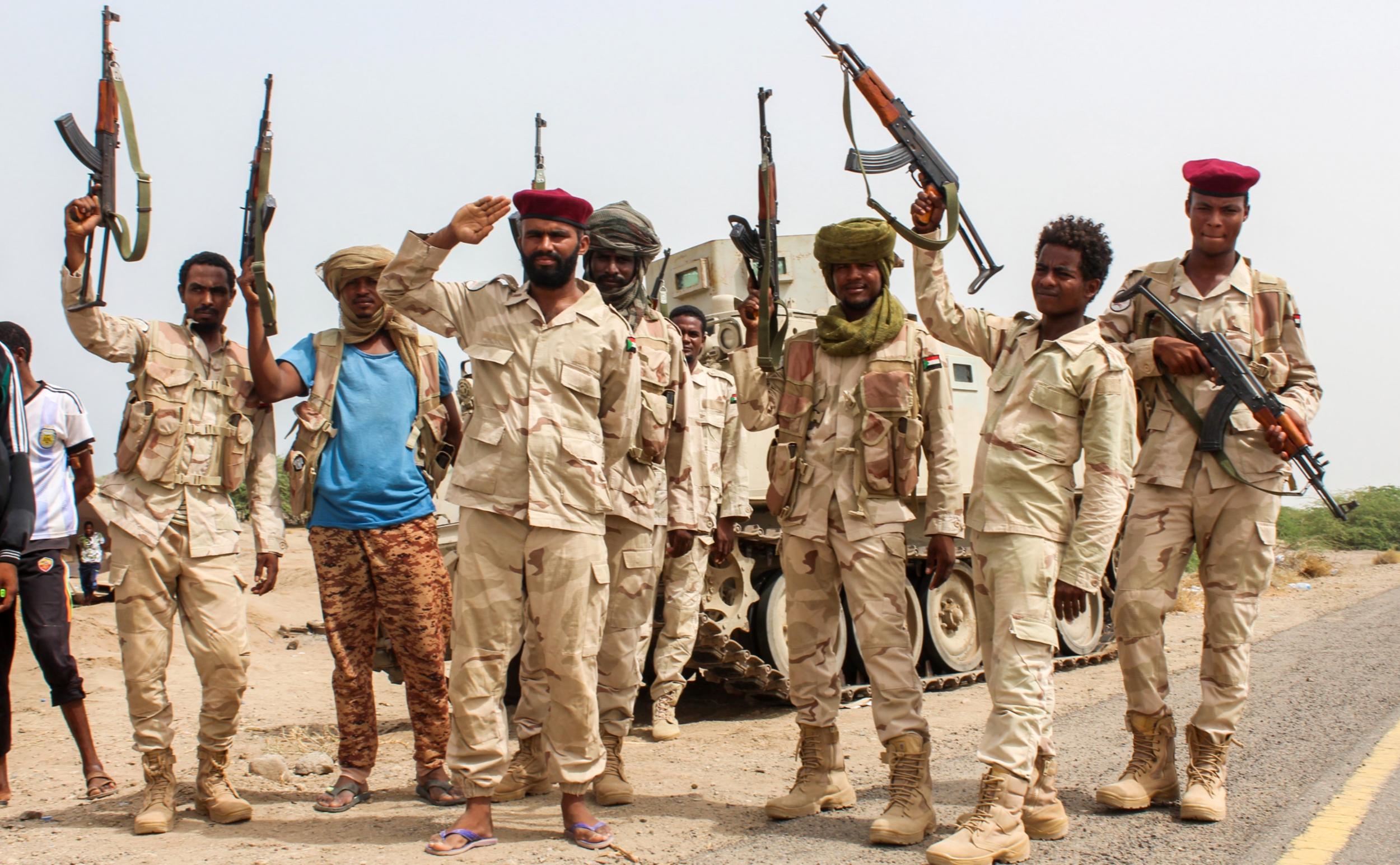 Sudanese soldiers fighting alongside Yemen’s Saudi-backed pro-government forces