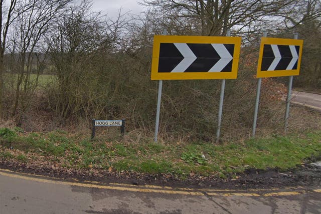 Man’s body was found on Hogg Lane in Elstree on Friday