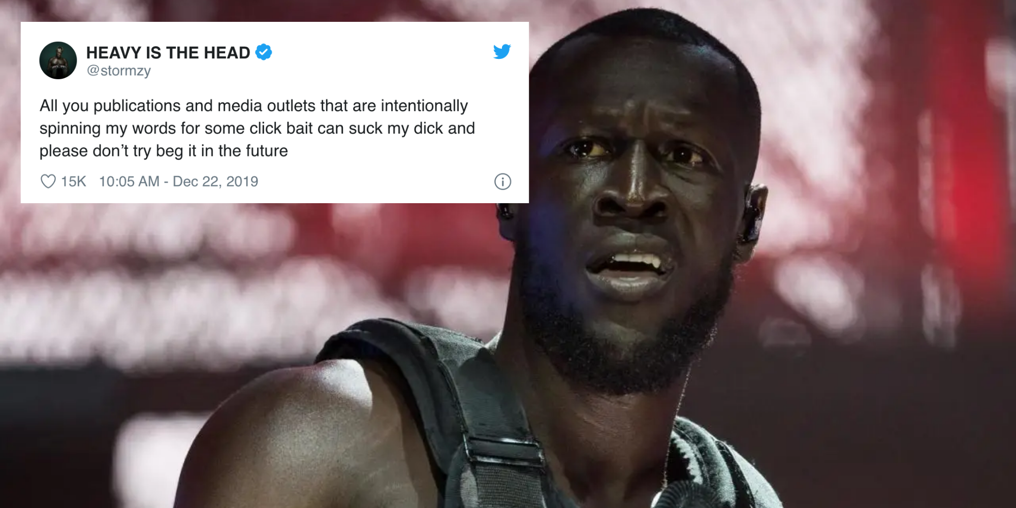 Stormzy Clarifies Quote About The Uk Being 100 Racist In Series Of Tweets Indy100 Indy100