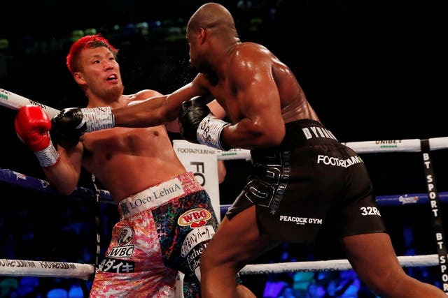 Daniel Dubois knocks out Kyotaro Fujimoto with a devastating right hand