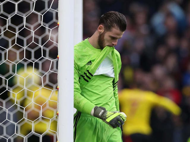 David De Gea made a costly error to gift Watford a goal in their 2-0 win over Manchester United