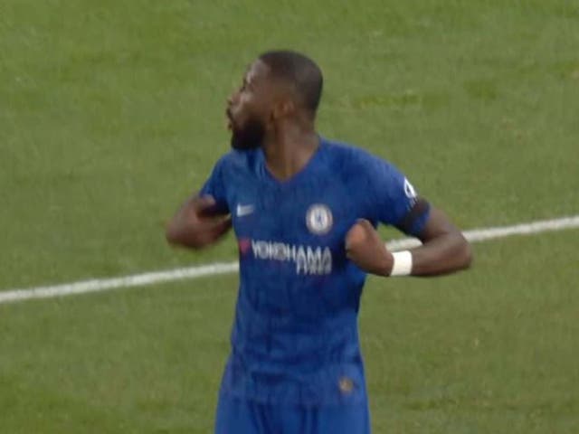 Antonio Rudiger reported an allegation of racism made towards him by a fan
