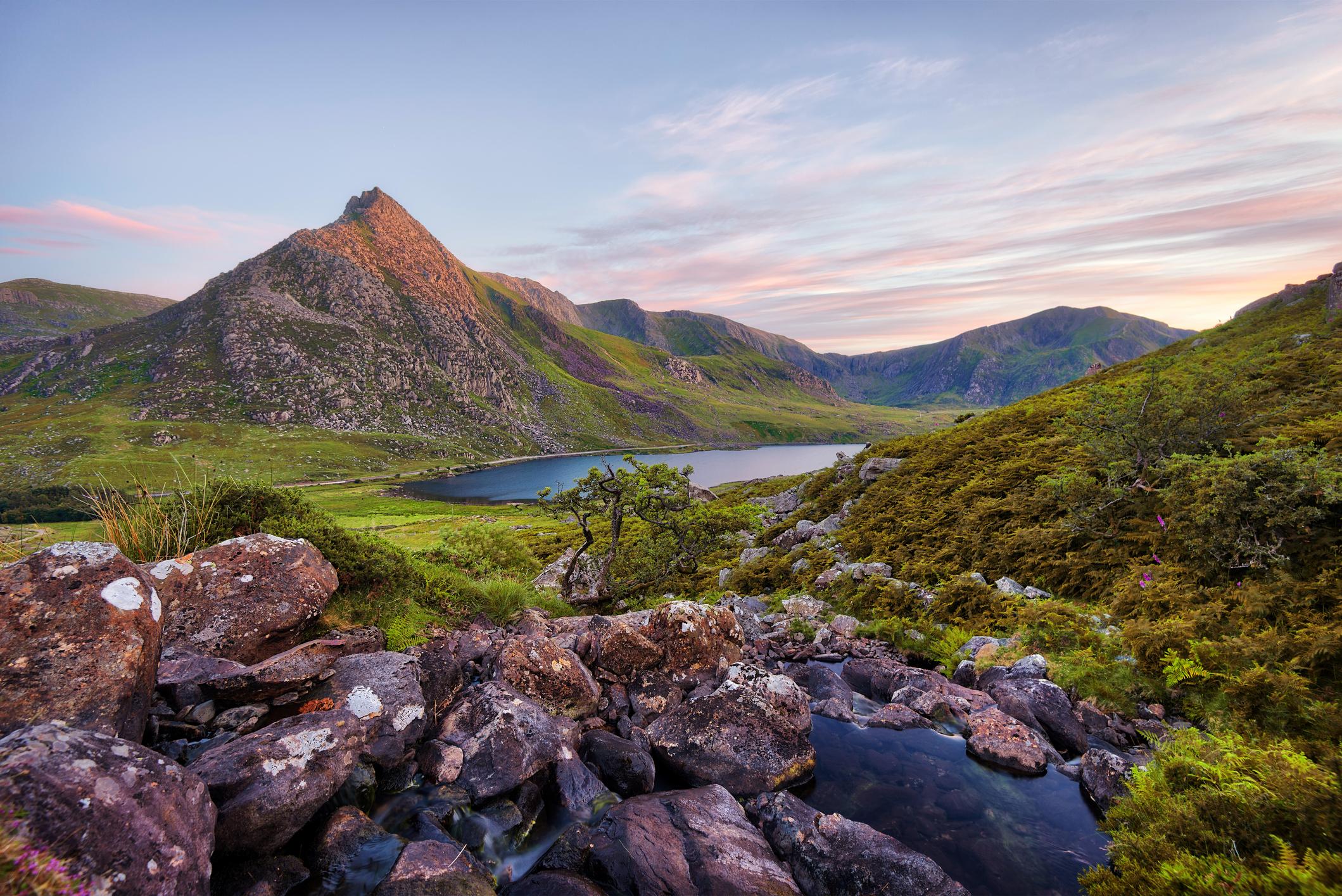 Snowdonia National Park in northern Wales