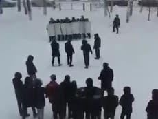 Parents enraged as schoolchildren injured after being used by Russian riot police in drills