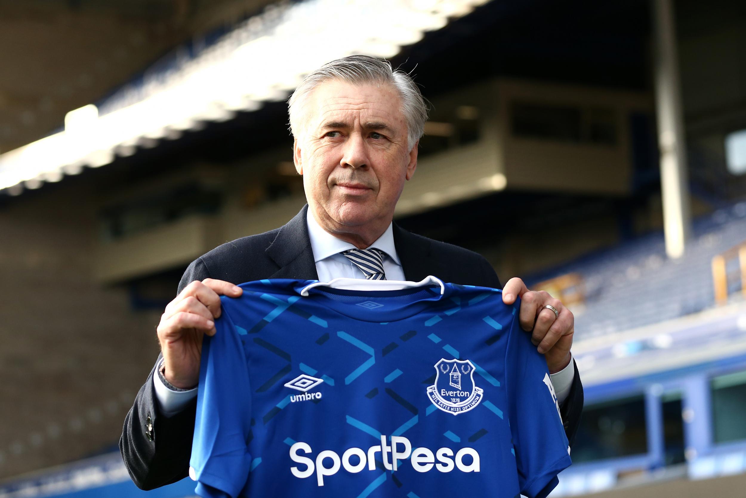 Everton unveil new manager Carlo Ancelotti