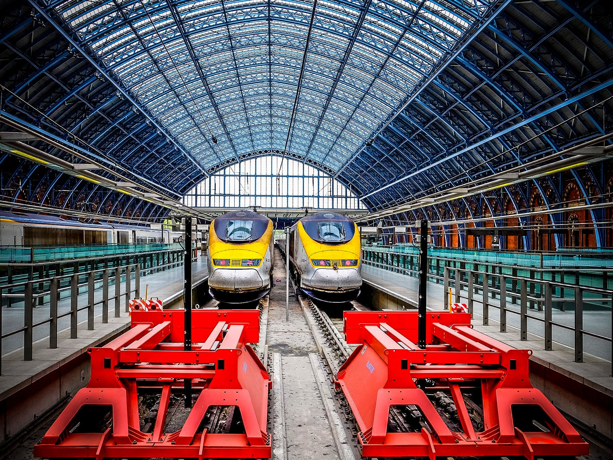 End of the line? Eurostar trains at London St Pancras