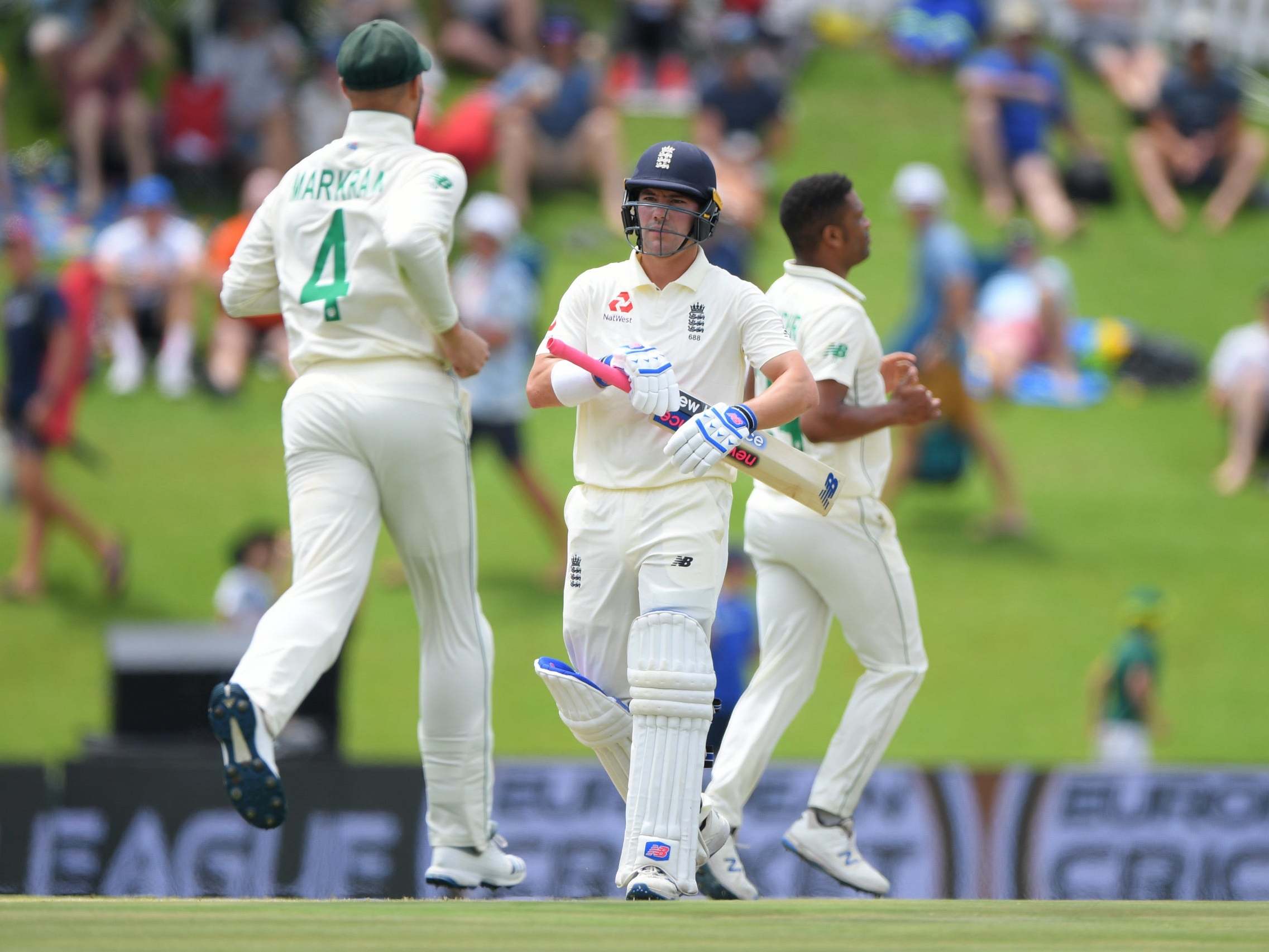 South Africa vs England: Rory Burns and Dom Sibley stung and skewered by hosts&apos; pace