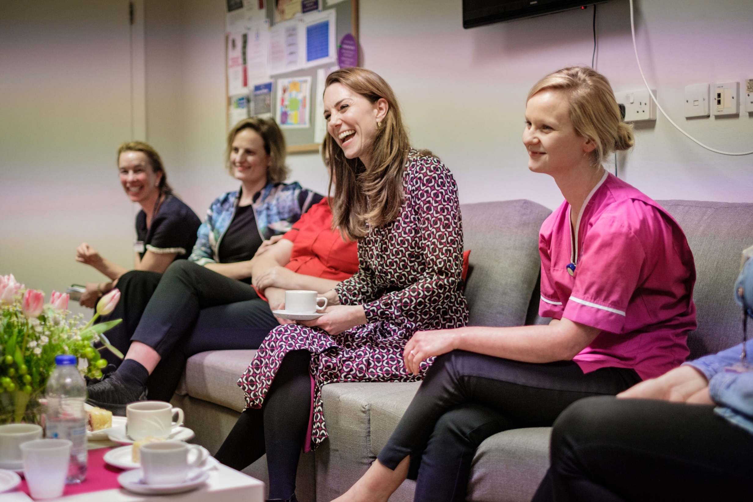 Kate pictured at Kingston Hospital in November 2019