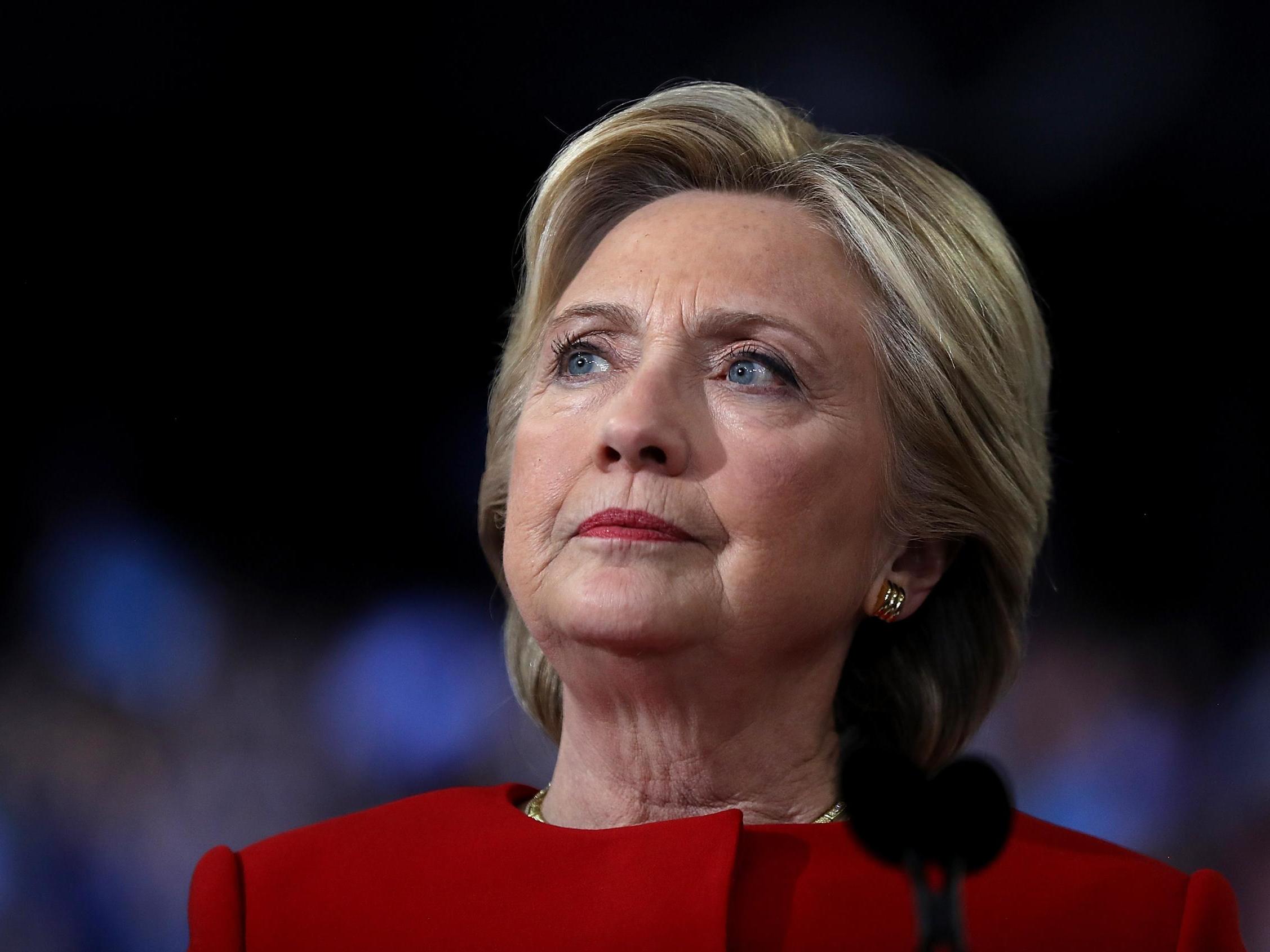 Hillary Clinton said the next election will have a 'profound' impact on the country while urging Americans to vote for whoever they believe is 'most likely to win'.