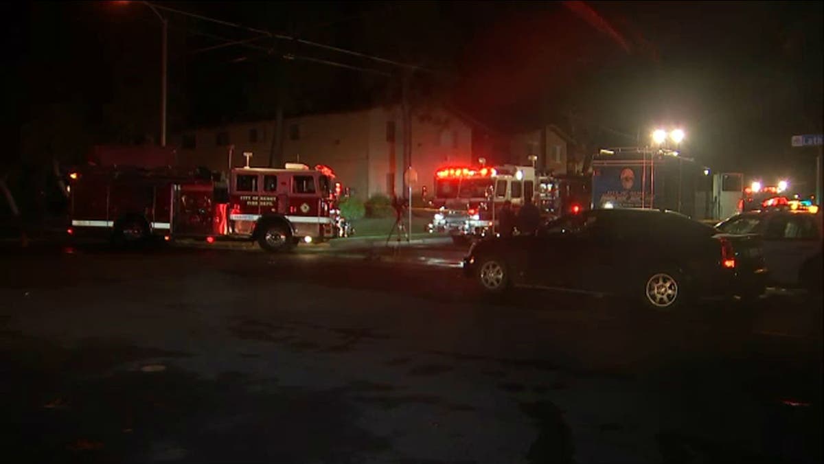 California fire kills two girls and their father as he tries to rescue