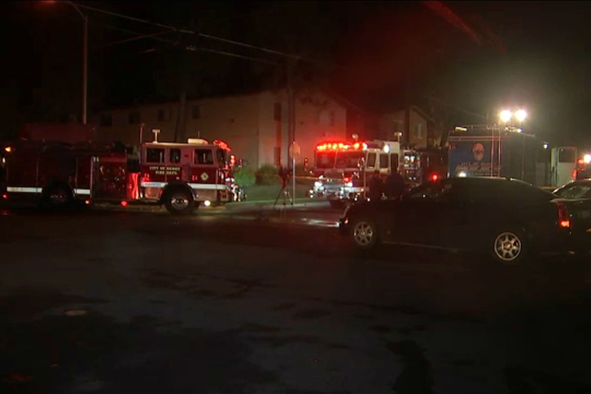 California fire kills two girls and their father as he tries to rescue ...