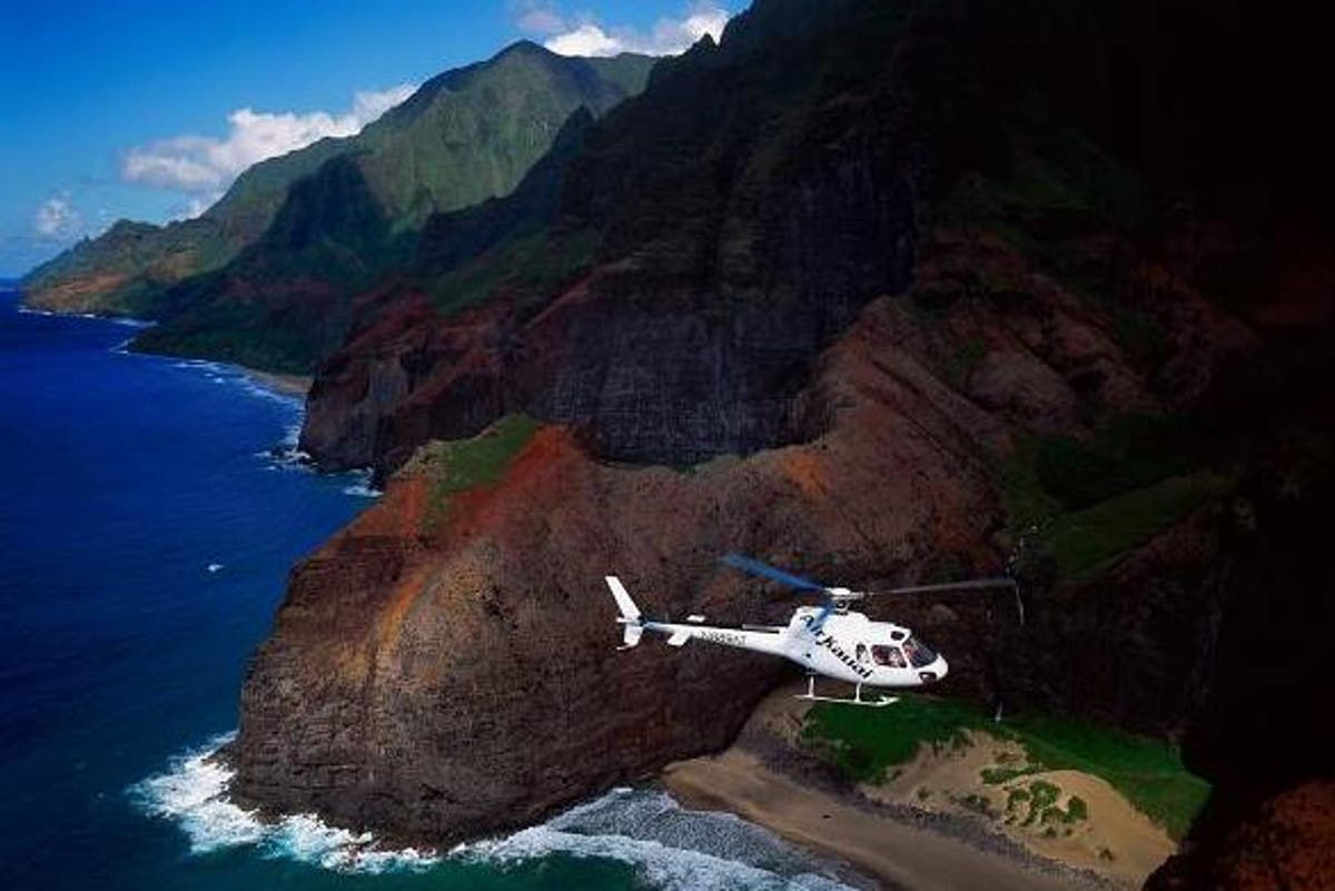 Tourist helicopter carrying seven people goes missing off coast of ...