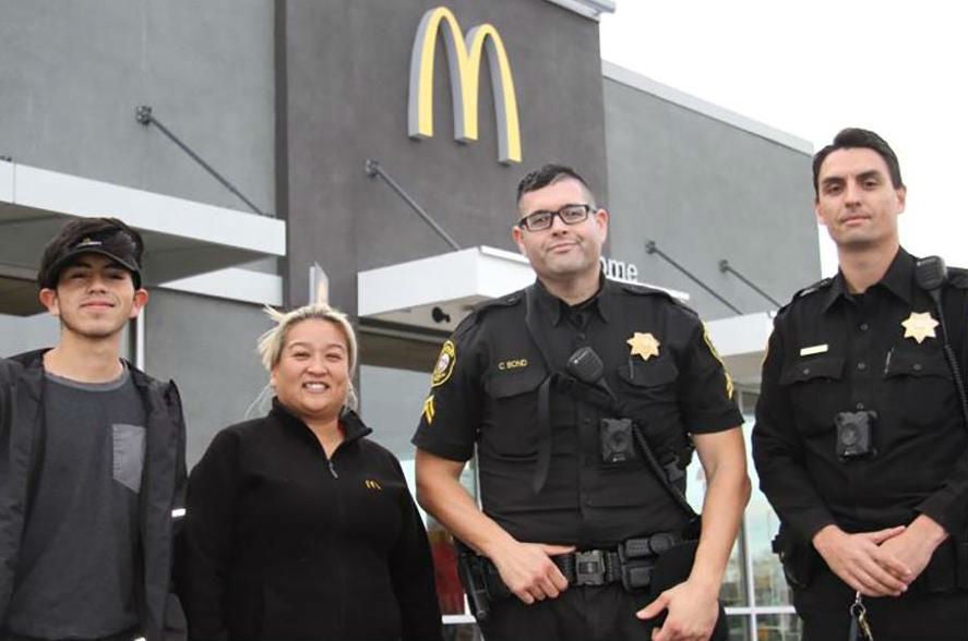 McDonald&apos;s employees call police after woman mouths &apos;help me&apos; in the drive-thru