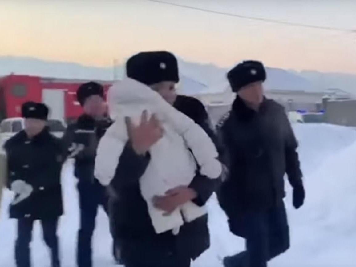 Baby pulled from wreckage of deadly plane crash in Kazakhstan