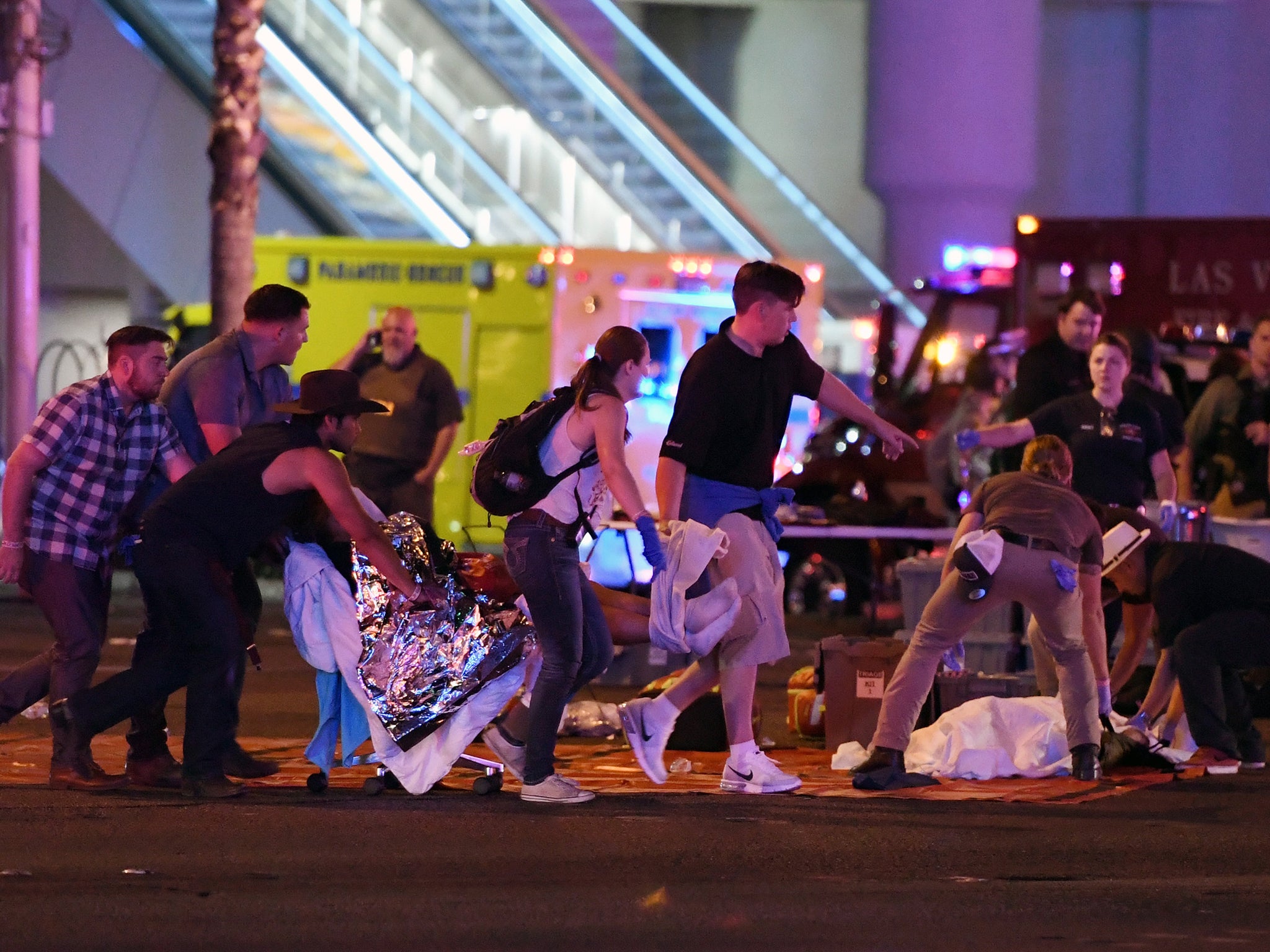 A gunman opened fire on a music festival in Las Vegas in 2017
