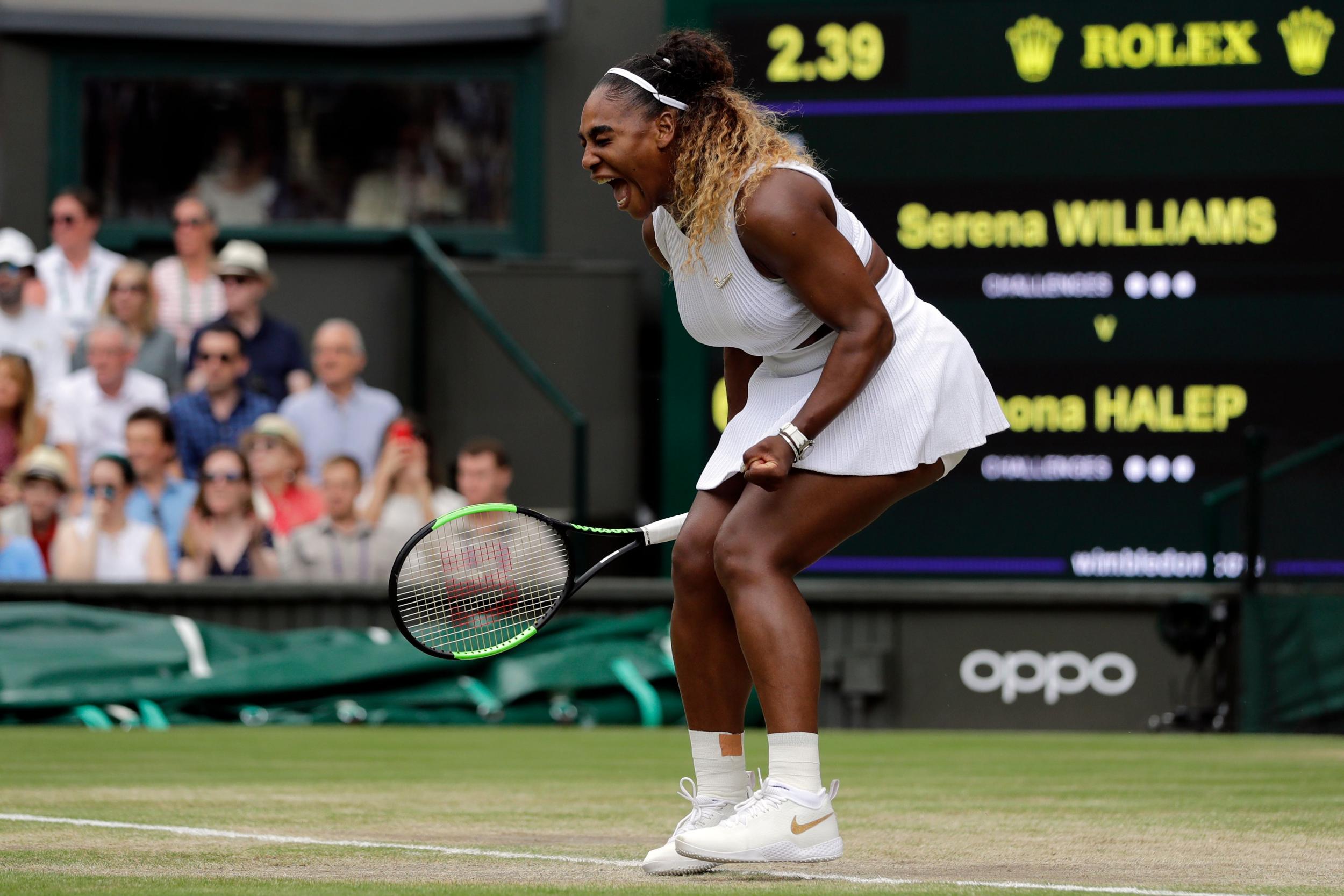 Winner: Simona Halep Runner-up: Serena Williams. 