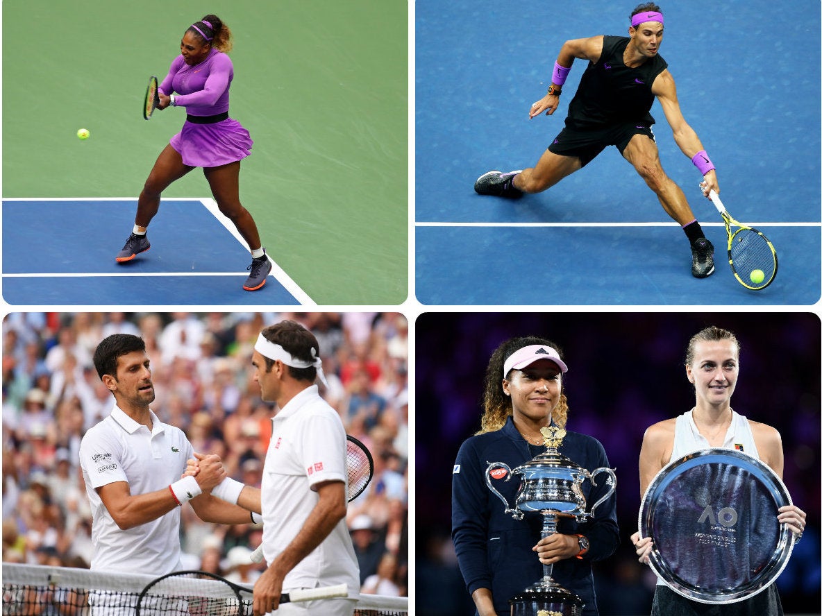 It was another year of thrilling tennis across the men and women's game