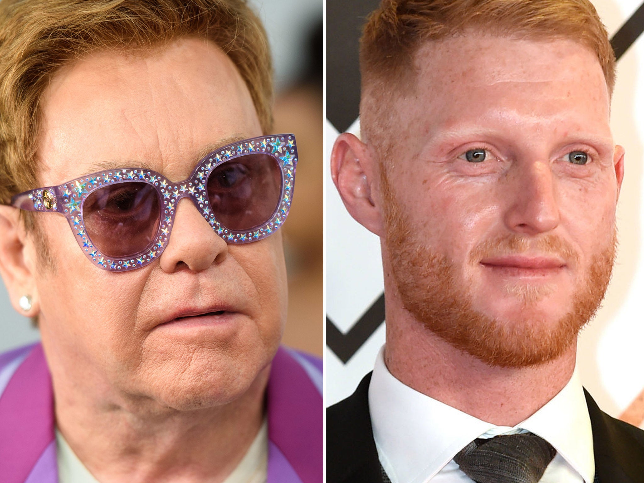 Celebrities including Elton John and Ben Stokes were among those in the accidentally published document