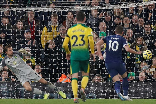 Harry Kane salvaged a point for Spurs at Norwich