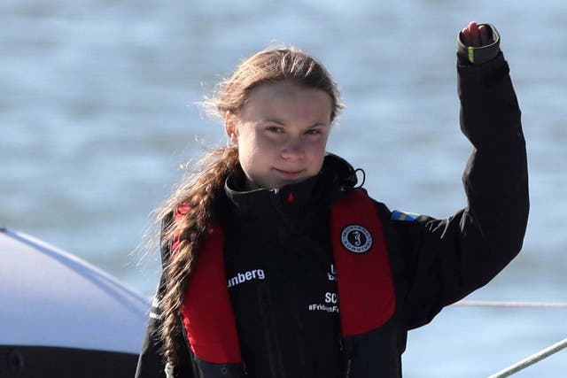 Greta Thunberg arrives in Lisbon for COP25 after sailing across Atlantic for second time