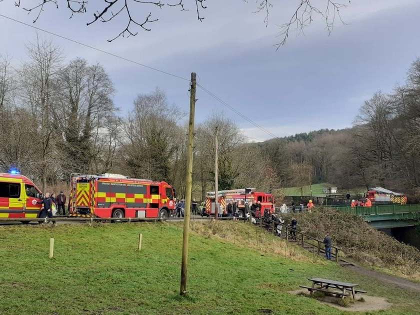 Etherow Country Park: Search underway after empty pram and child's belongings found on riverbank