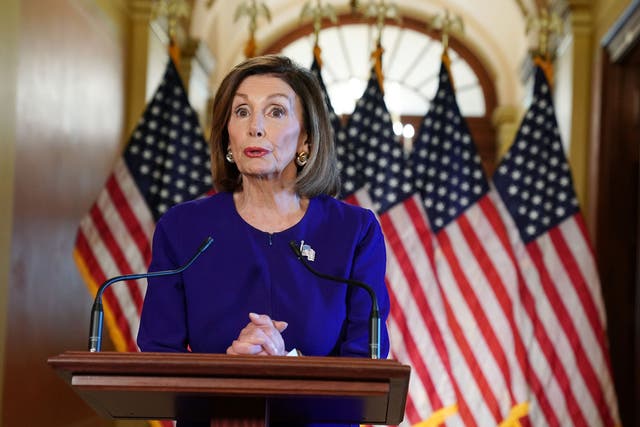 House Speaker Nancy Pelosi plans to introduce a resolution to limit Donald Trump's military power following Iran strikes.