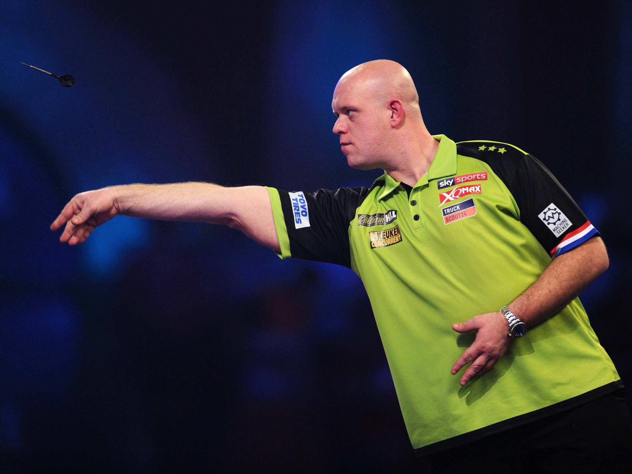 PDC World Darts Championship: Gerwen marches into semi-finals The The Independent