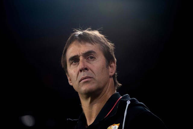 Julen Lopetegui has guided Sevilla to third place in La Liga at the turn of the year