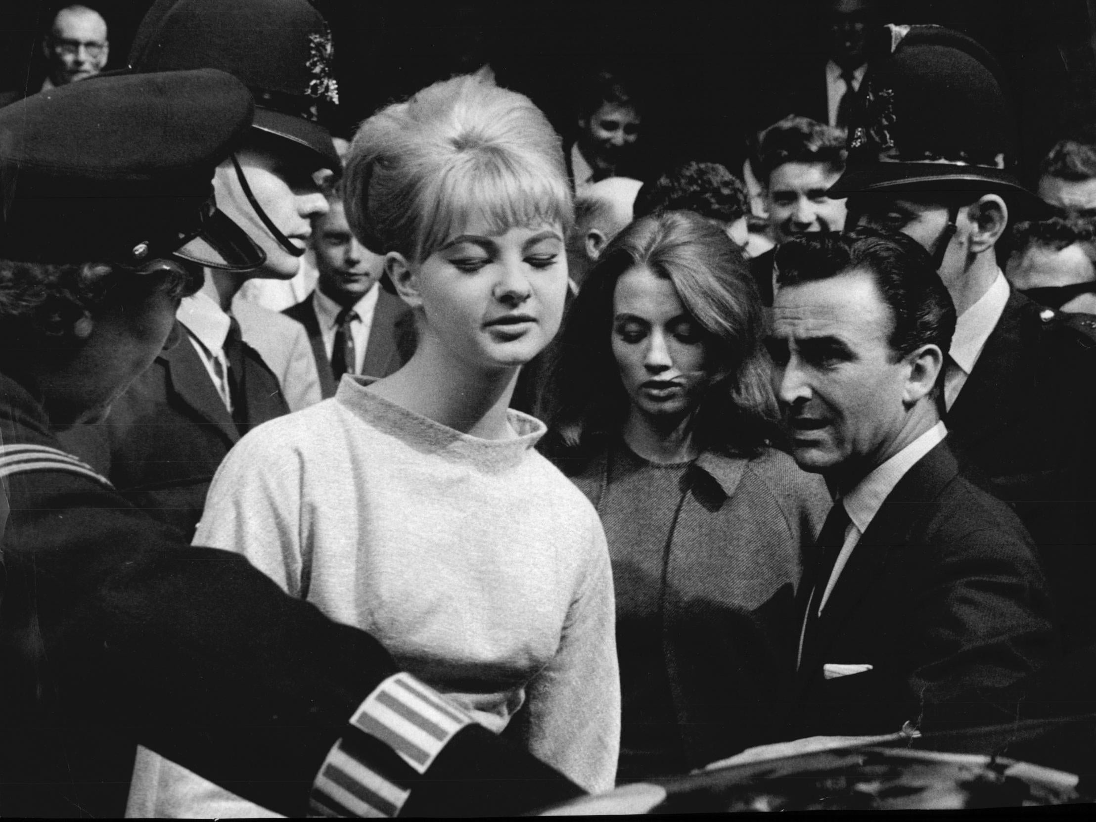 Mandy Rice-Davies pictured in 1963.