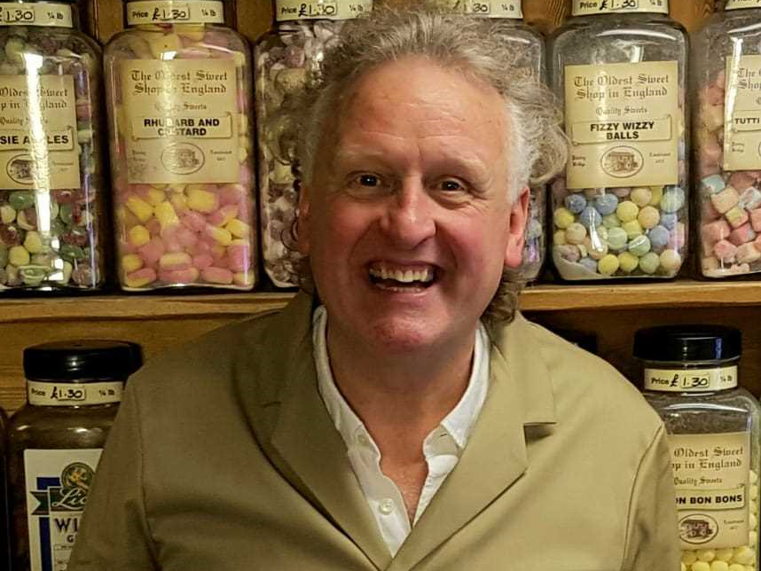 Keith Tordoff at The Oldest Sweet Shop In The World