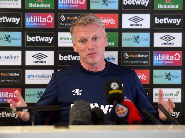 David Moyes was unveiled as the new West Ham manager on Monday