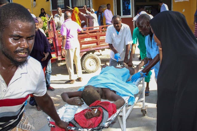 At least 81 people have been killed and at least 125 injured after a bombing at a busy security checkpoint on Saturday