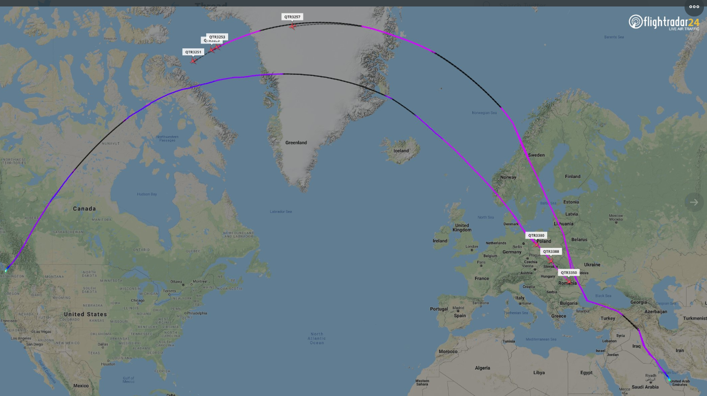 'Slowest game of ping pong': Seven empty Dreamliners flown back to the US a day after being delivered to Qatar