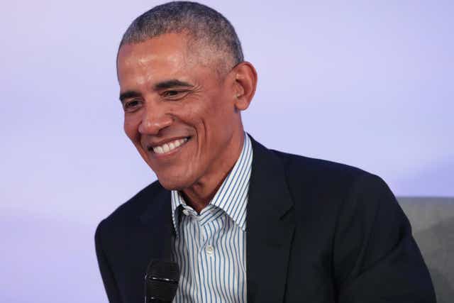 Barack Obama speaks to guests at the Obama Foundation Summit on the campus of the Illinois Institute of Technology on 29 October, 2019 in Chicago, Illinois.