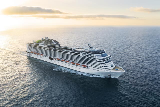 The MSC Grandiosa is one of the line's newest ships