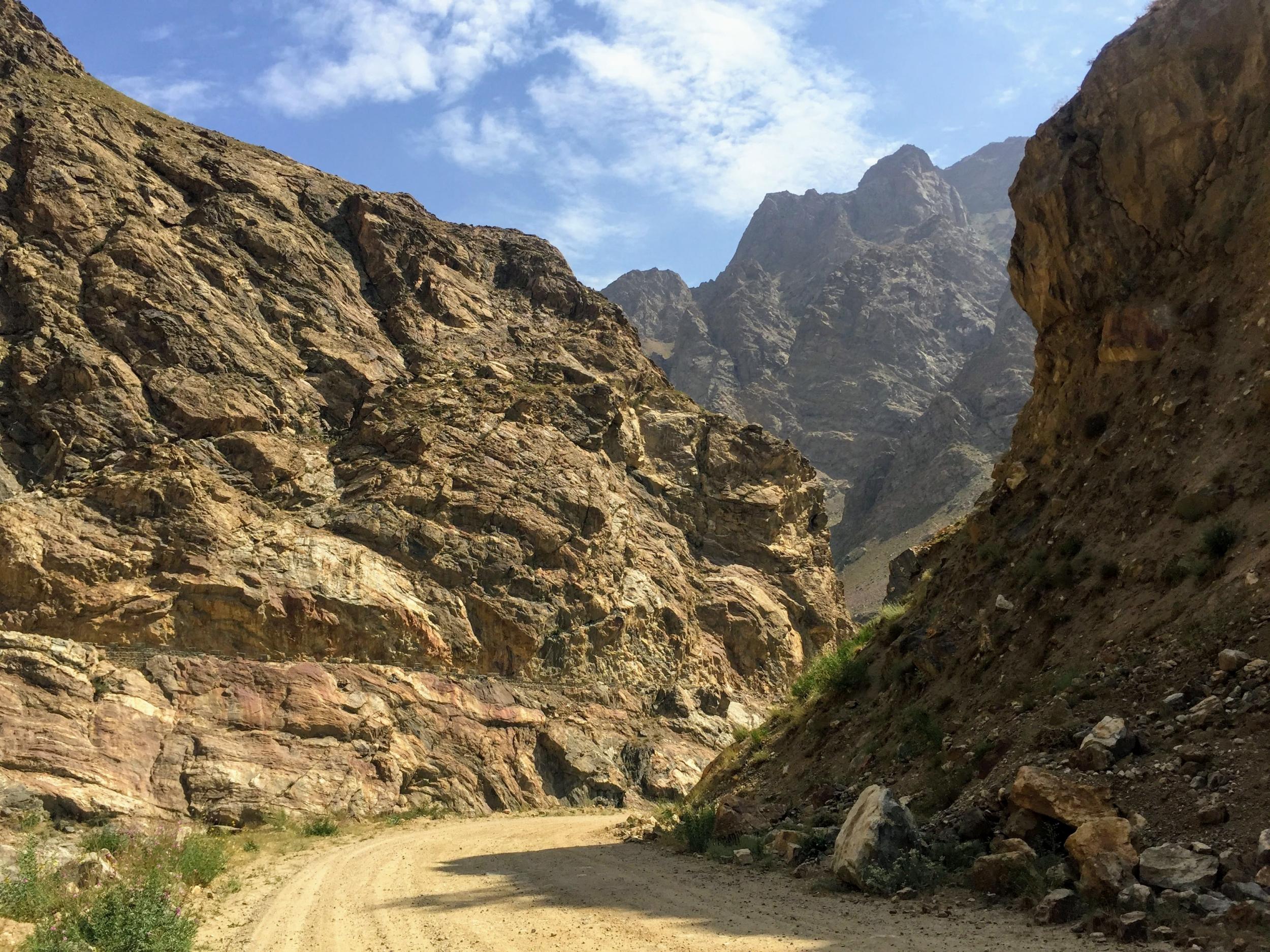 The dry canyons of the Wakhan Corridor