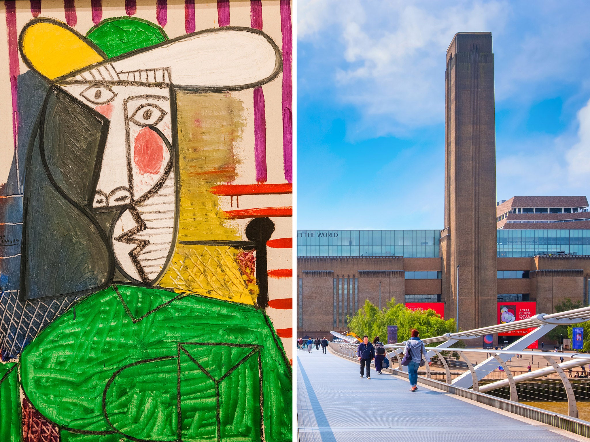 Picasso painting worth £20m attacked at Tate Modern The Independent The Independent image