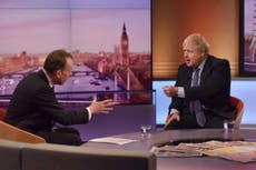 Boris Johnson’s Marr interview prompts change to BBC complaint site