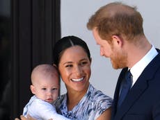 Prince Harry and Meghan Markle release unseen picture of baby Archie