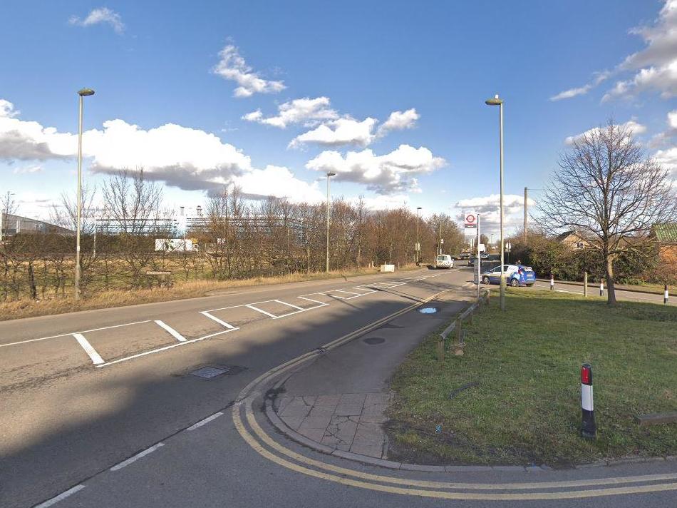 The collision took place at the junction of Bedfont Road and Long Lane in Stanwell, Surrey