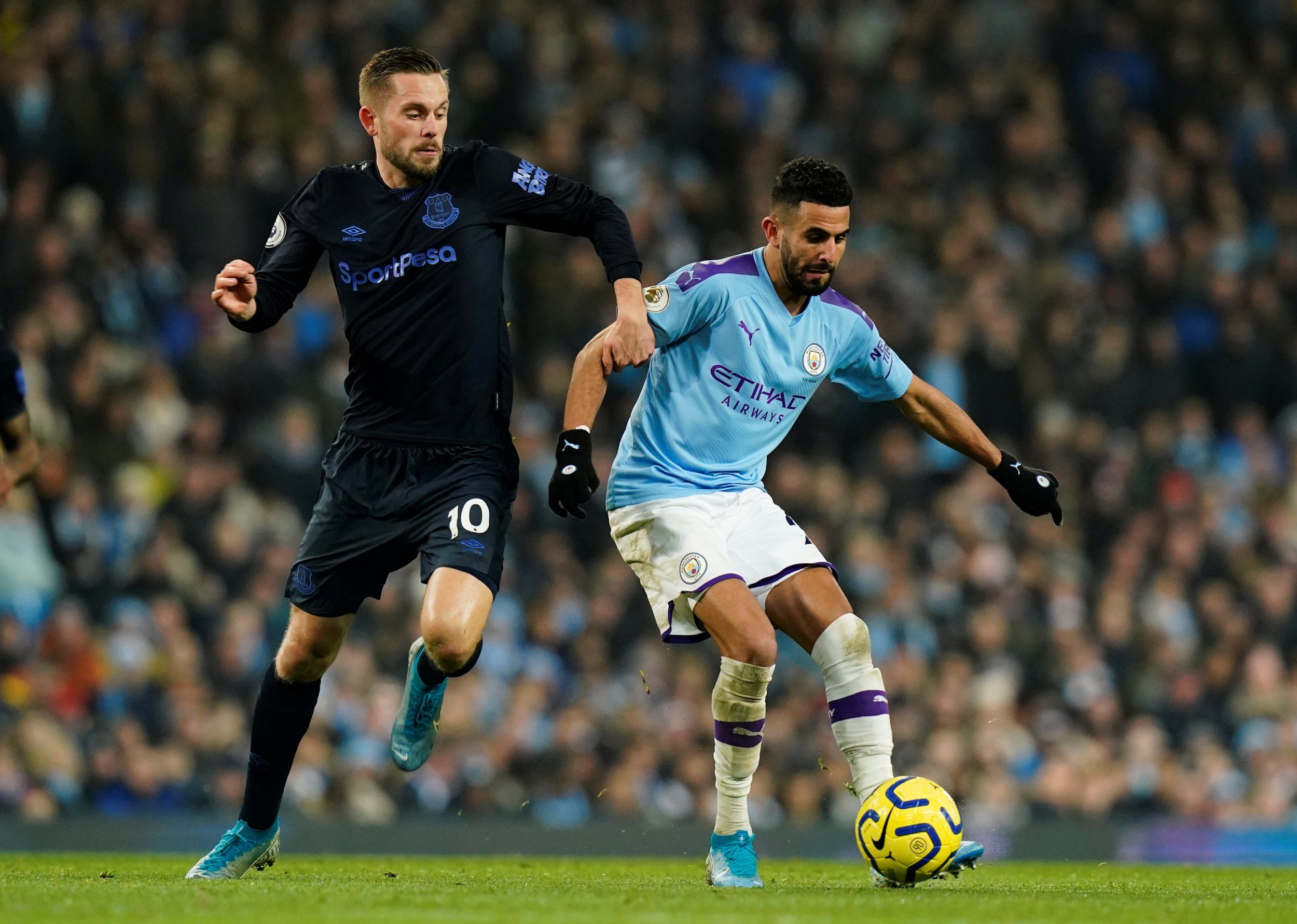 Man City vs Everton, player ratings Gabriel Jesus and Riyad Mahrez