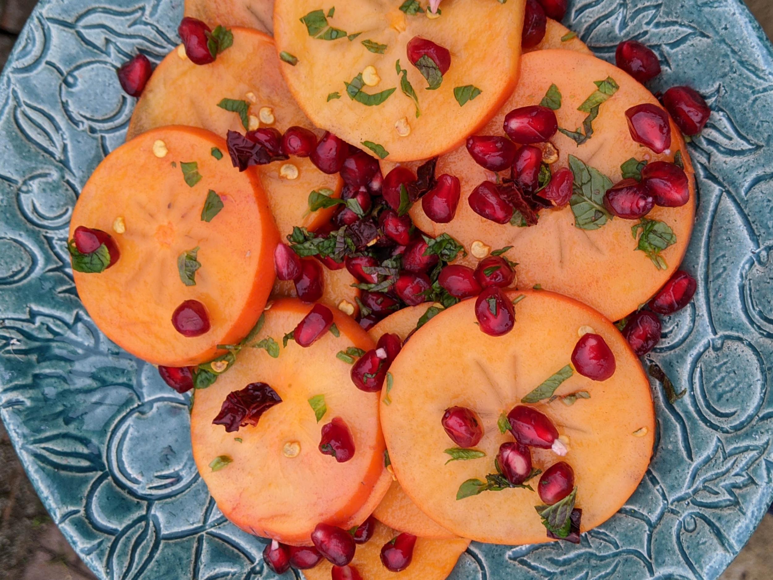 Persimmons are best enjoyed with a few other ingredients