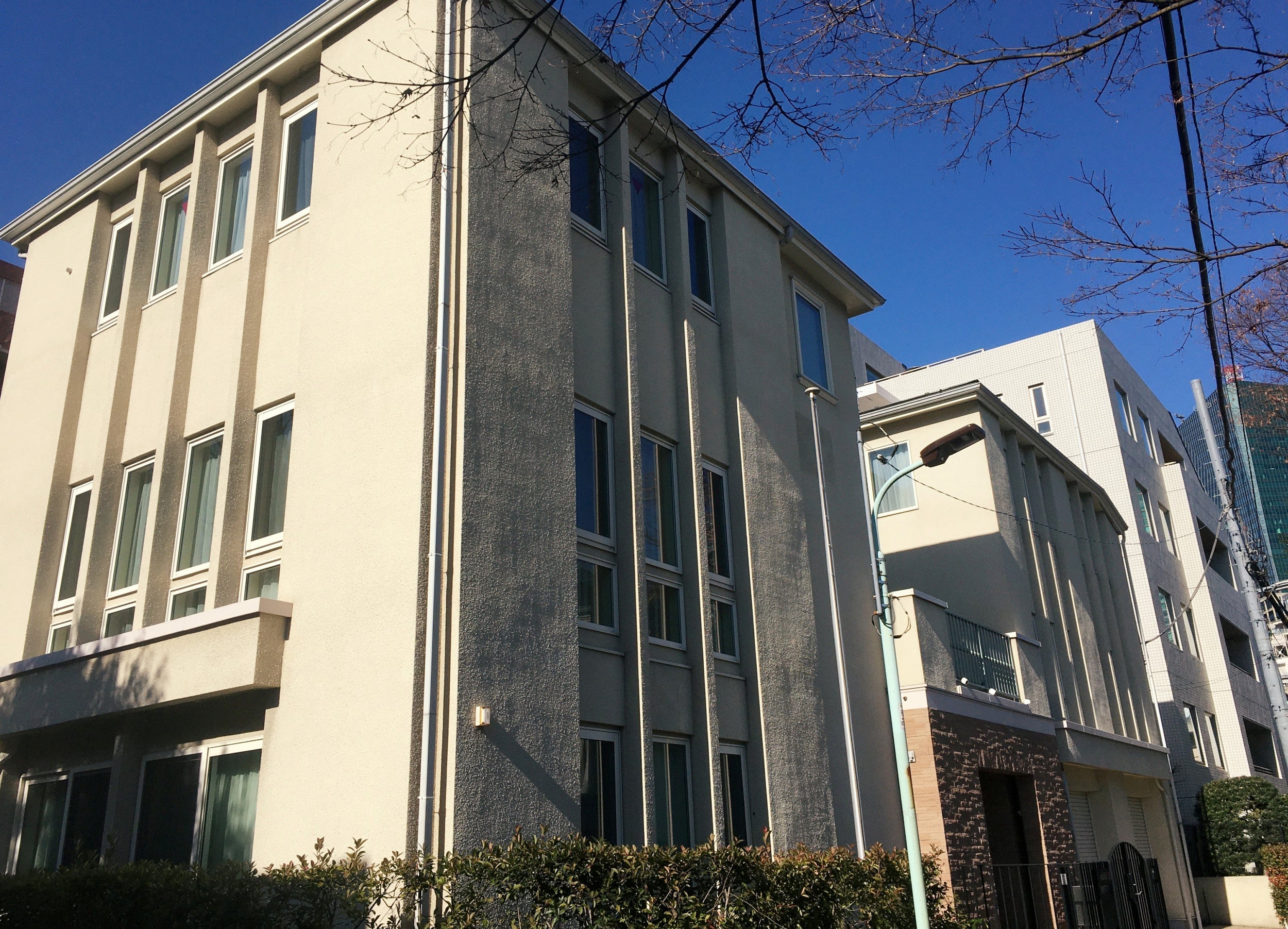 The house where Mr Ghosn is believed to have fled in Tokyo