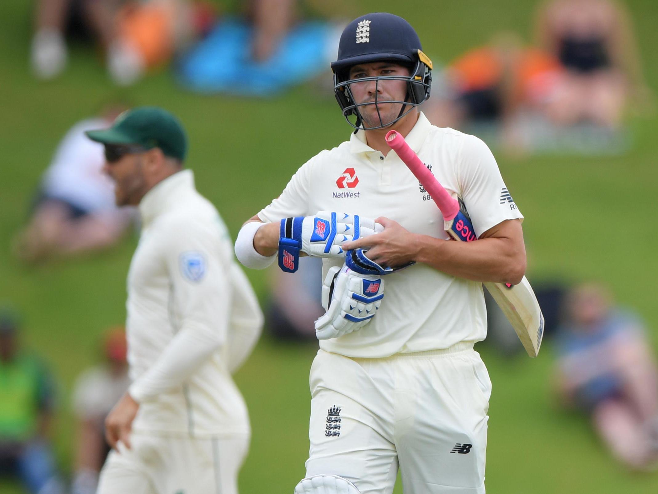 Rory Burns limped out of the team’s football warm-up on Thursday