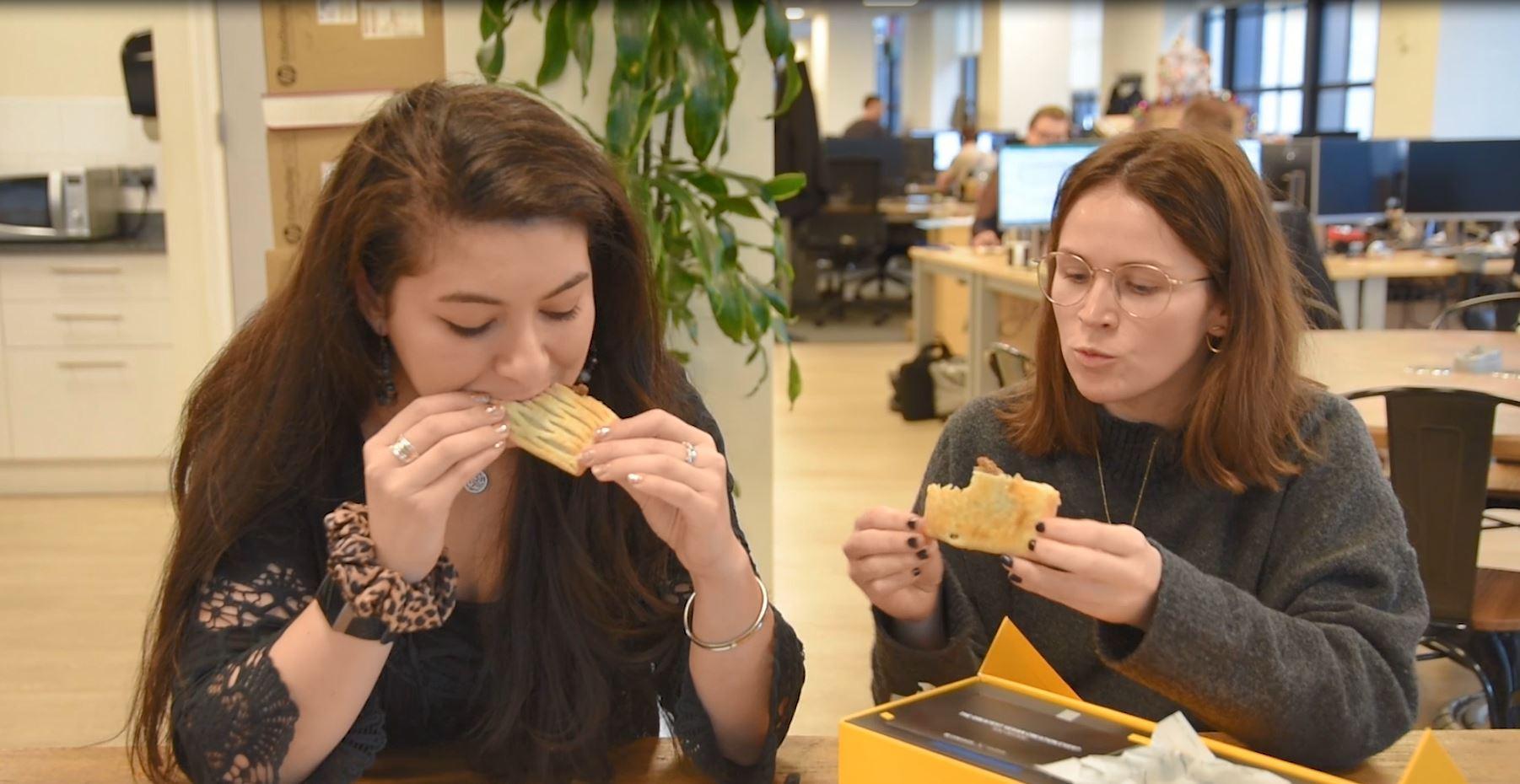 Sabrina Barr (L), and Sophie Gallagher